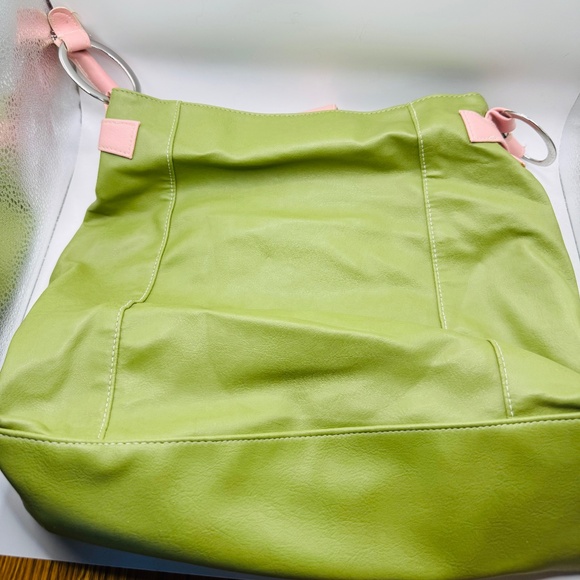 Green And Pink Shoulder Bag - Picture 2 of 7